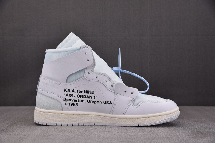 Air Jordan 1 Retro High Virgil Abloh Archive Alaska AA3834-100